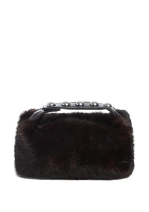 Apparis Marfa studded-embellished clutch - Brown