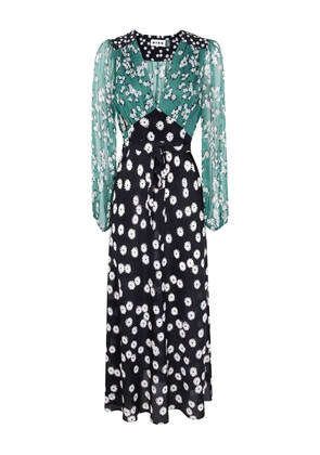 Rixo floral-print dress - Black