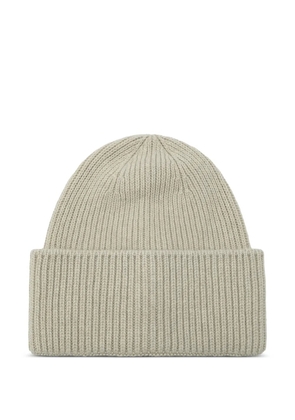 Destin ribbed-knit beanie hat - Neutrals