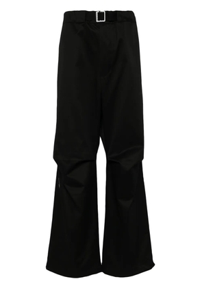 DARKPARK belted cropped trousers - Black