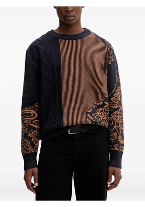 Desigual striped sweater - Blue