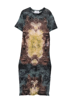 Jean Paul Gaultier Médaillon print dress - Blue