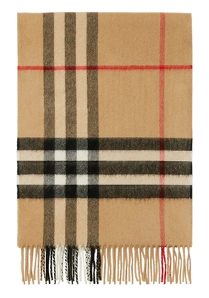 Burberry The Classic Check cashmere scarf - Brown