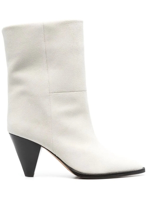 ISABEL MARANT 75mm Rouxa suede boots - Neutrals