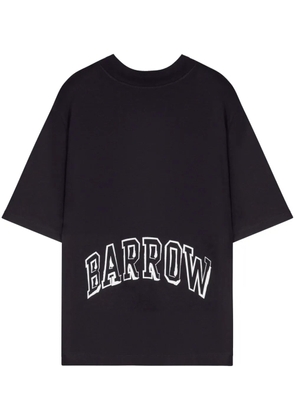 BARROW Smiley face-print T-shirt - Black