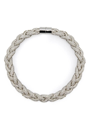 ISABEL MARANT Yua crystal-embellished choker - Silver