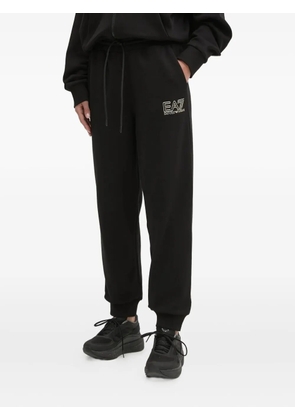 Ea7 Emporio Armani logo-print tracksuit - Black
