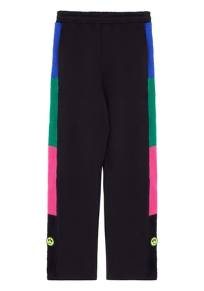 BARROW side-stripe track pants - Black