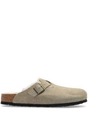 Birkenstock Boston suede slippers - Neutrals