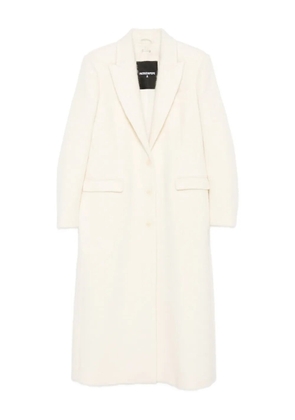 Patrizia Pepe peak-lapel coat - White