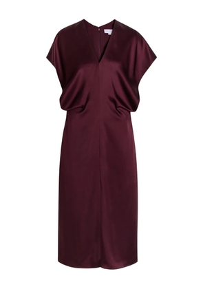 Stella McCartney V-neck short-sleeve dress - Red