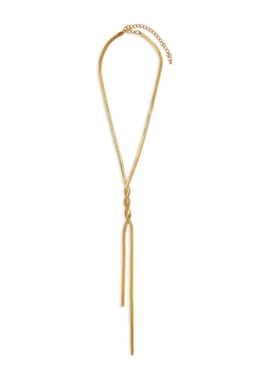 HZMER JEWELLERY Serene twist-front necklace - Gold