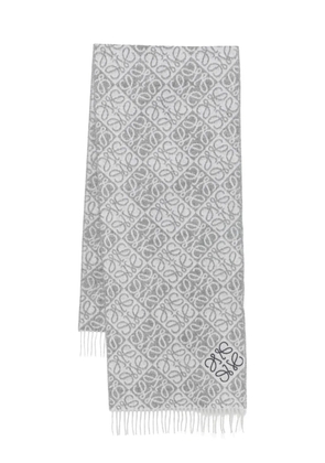 LOEWE Anagram scarf - Grey