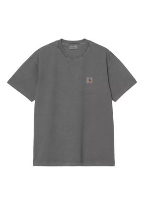Carhartt WIP S/S Vista logo-chest T-shirt - Grey