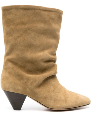 ISABEL MARANT Reachi 55mm suede boots - Neutrals