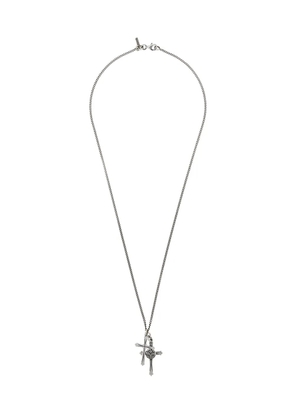 Emanuele Bicocchi cross pendant necklace - Metallic