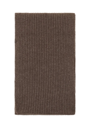 Malo ribbed scarf - Brown
