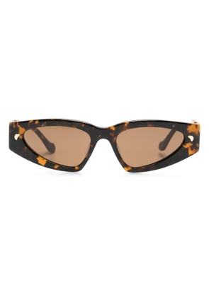 Nanushka Emme cat-eye sunglasses - Brown