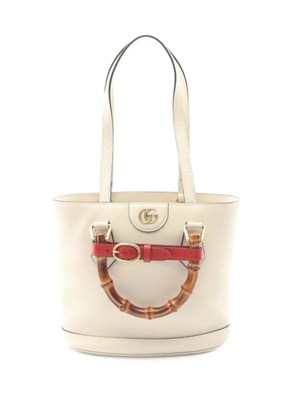 Gucci Pre-Owned 2016-2025 GG Marmont Bamboo Diana tote bag - White