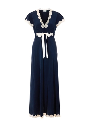 Rixo Marlice lace V-neck midi dress - Blue