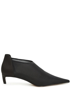 12 STOREEZ pointed-toe mesh pumps - Black