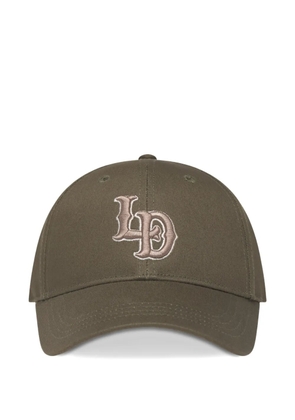 Les Deux logo-embroidery baseball cap - Green