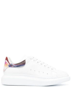 Alexander McQueen oversized leather sneakers - White