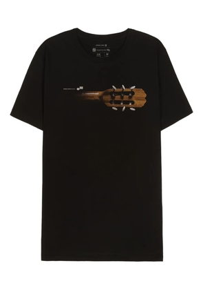 Osklen guitar-motif T-shirt - Black