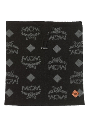 MCM logo-patch neck warmer - Black
