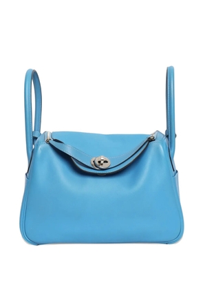 Hermès Pre-Owned 2016 Lindy top-handle leather shoulder bag - Blue