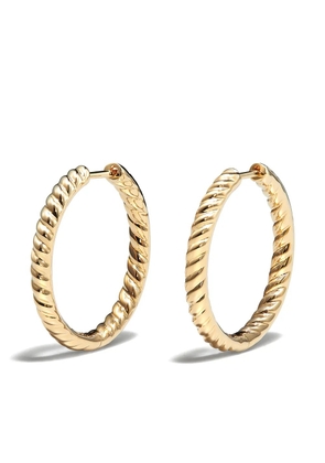 Anita Ko 18kt yellow gold Zoe hoop earrings
