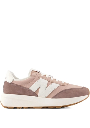 New Balance 370 suede panelled sneakers - Pink