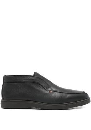 Santoni leather boots - Black