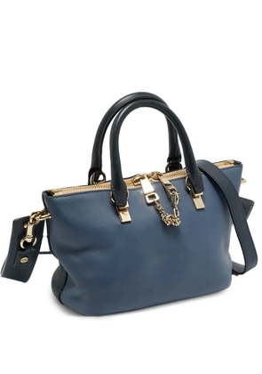 Chloé Pre-Owned leather tote bag - Blue