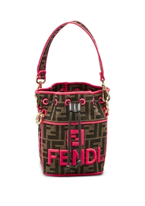 Fendi Pre-Owned Mon Tresor FF canvas mini bag - Brown