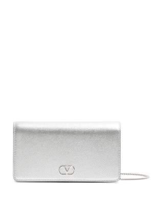 Valentino Garavani mini VLogo shoulder bag - Silver