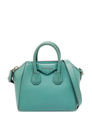 Givenchy Pre-Owned mini Antigona leather tote bag - Green