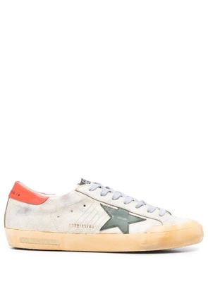 Golden Goose Super-Star distressed low-top sneakers - Neutrals