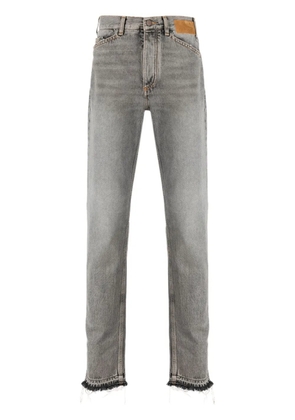 Palm Angels mid-rise slim-fit trousers - Grey