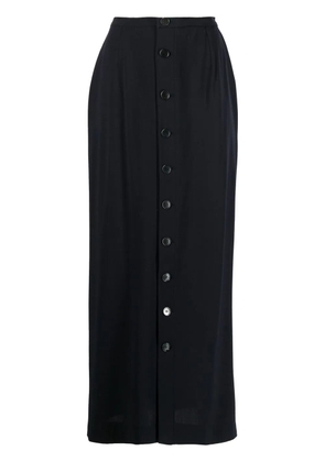 CHANEL Pre-Owned 1998 high-waisted straight skirt - Blue