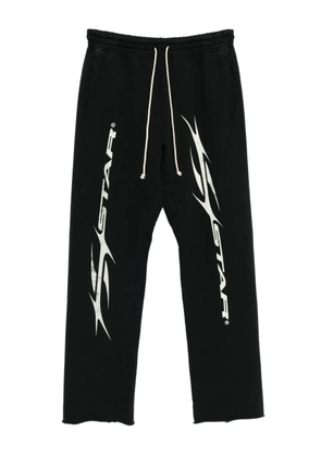 HELLSTAR graphic-print cotton trackpants - Black