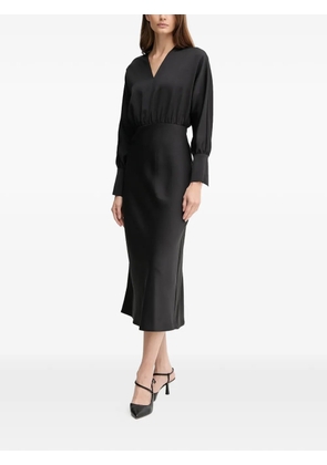 Joop! Darla gathered waist dress - Black