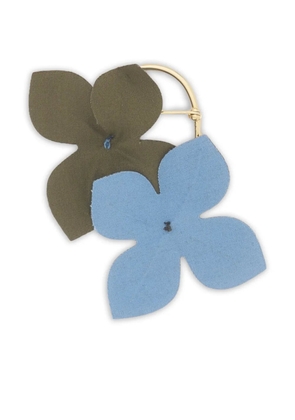 Marni flower-detail brooche - Gold