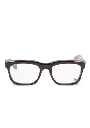 Chrome Hearts square-frame glasses - Brown