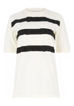 Nina Ricci bow details T-shirt - Neutrals