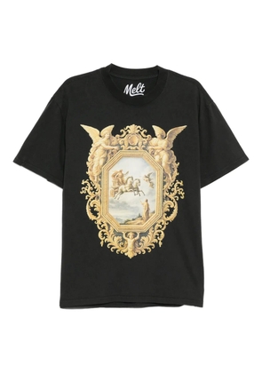 Melt graphic-print T-shirt - Grey