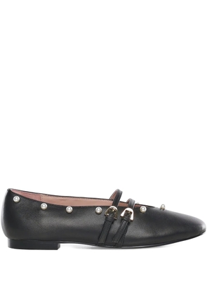 Coccinelle Risako pearl strap ballet flats - Black