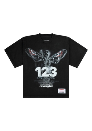 RIVINGTON ROI REBIS wings-print T-shirt - Black