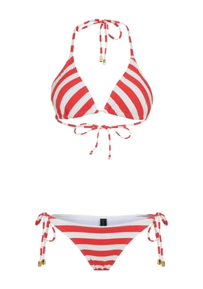 Lygia & Nanny Maya striped bikini - Red