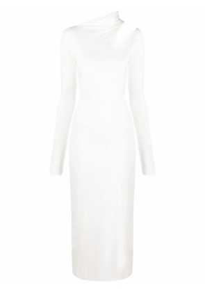 MANURÍ Bambina On A Saturday Night cut-out dress - White